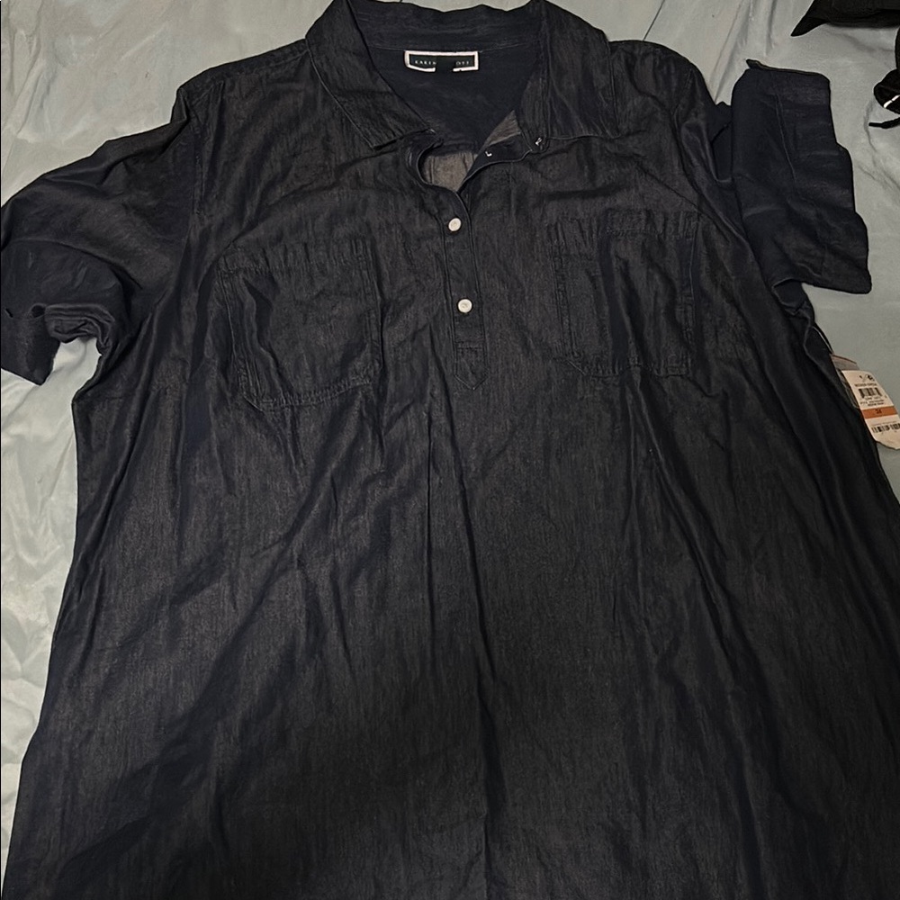 Black Button-Up Shirt